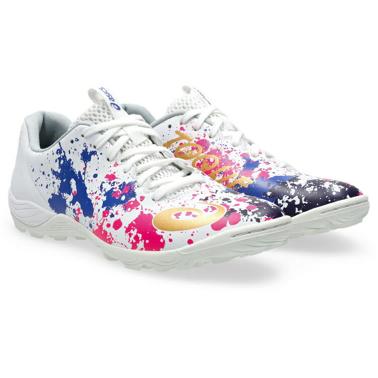 asics アシックス TOQUE 8 TF WHITE/PURE GOLD 26 1113A045 101 | 靴 くつ シュー...