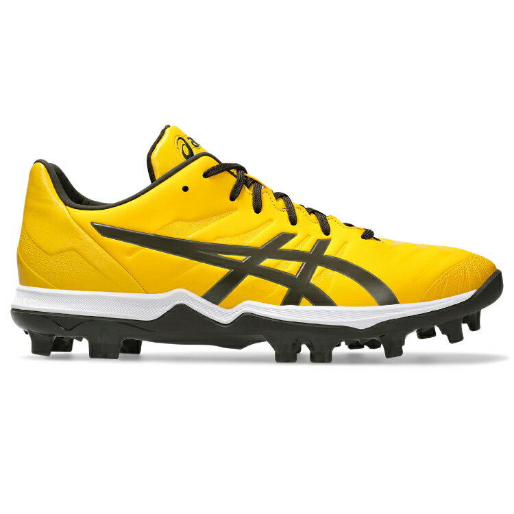 asics アシックス GOLDSTAGE FANG SAFFRON/BLACK COFFEE 28 1121A067 750 | 靴 くつ シューズ スポーツシューズ 野球 ベースボール スパイクシューズ スパイク 軽量 グリップ性 メンズ ユニセックス 男女兼用 スポーツ 運動 フットウェア プレゼント