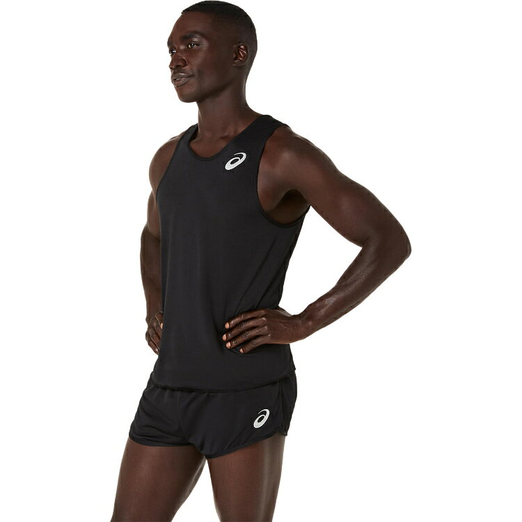 asics アシックス メンズランニングシャツ パフォーマンスブラック XL 2091A845 1 ...