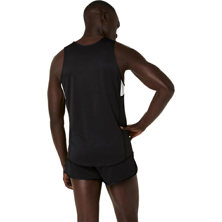 asics アシックス メンズランニングシャツ パフォーマンスブラック XL 2091A846 1 ...