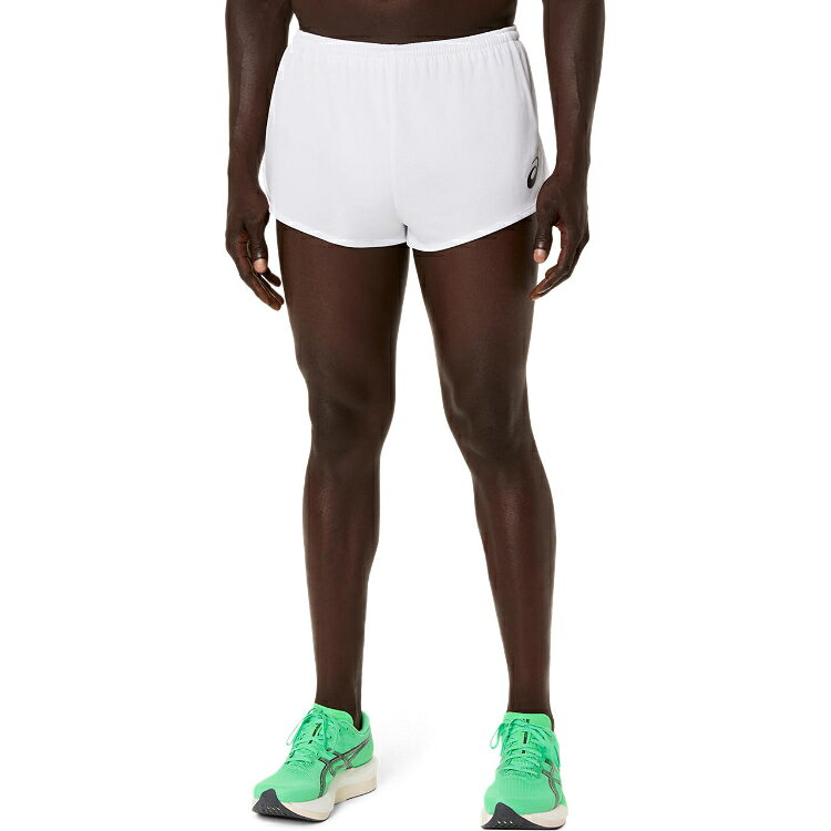 asics アシックス メンズランニングパンツ ブリリアントホワイト L 2091A848 100 | スポーツ用品 スポーツウェア ウエア パンツ ズボン ランニングパンツ マラソンウェア ランニングショーツ ショートパンツ 陸上 ランニング マラソン 練習 トレーニング ユニフォーム