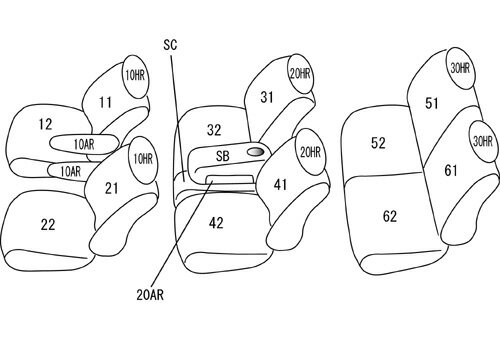 CLAZZIO クラッツィオ プライム シートカバー ニッサン セレナ C26 / HC26 / NC26 / HFC26 / FNC26 H24(2012)/8〜H25(2013)/12 EN-0575 | 車 シート カバー 保護 カーシート 汚れ 防止 対策 DIY