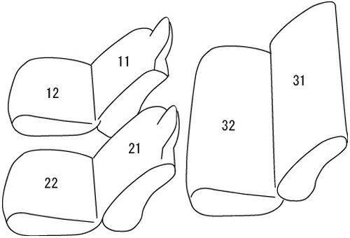 CLAZZIO クラッツィオ カスタムオーダー シートカバー トヨタ サクシード NCP160V / NCP165V H26(2014)/9〜R2(2020)/5 ET-0142 | 車 シート カバー 保護 カーシート 汚れ 防止 対策 DIY