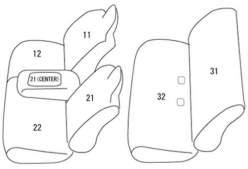 CLAZZIO クラッツィオ カスタムオーダー シートカバー マツダ ボンゴ ブローニー バン TRH200M / GDH206M R1(2019)/5〜仕様変更 ET-1099 | 車 シート カバー 保護 カーシート 汚れ 防止 対策 DIY