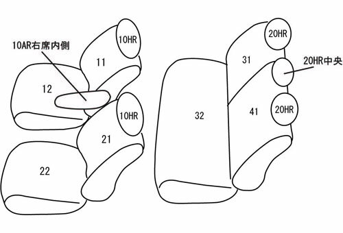 CLAZZIO クラッツィオ カスタムオーダー シートカバー トヨタ ヴィッツ ハイブリッド NHP130 H29(2017)/1〜R2(2020)/1 ET-1124 | 車 シート カバー 保護 カーシート 汚れ 防止 対策 DIY