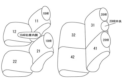 CLAZZIO クラッツィオ カスタムオーダー シートカバー スバル ジャスティ M900F / M910F R2(2020)/10〜仕様変更 ET-1162 | 車 シート カバー 保護 カーシート 汚れ 防止 対策 DIY