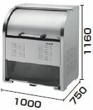 DAIKEN ダイケン ゴミ収集庫 グリーンス...の紹介画像2