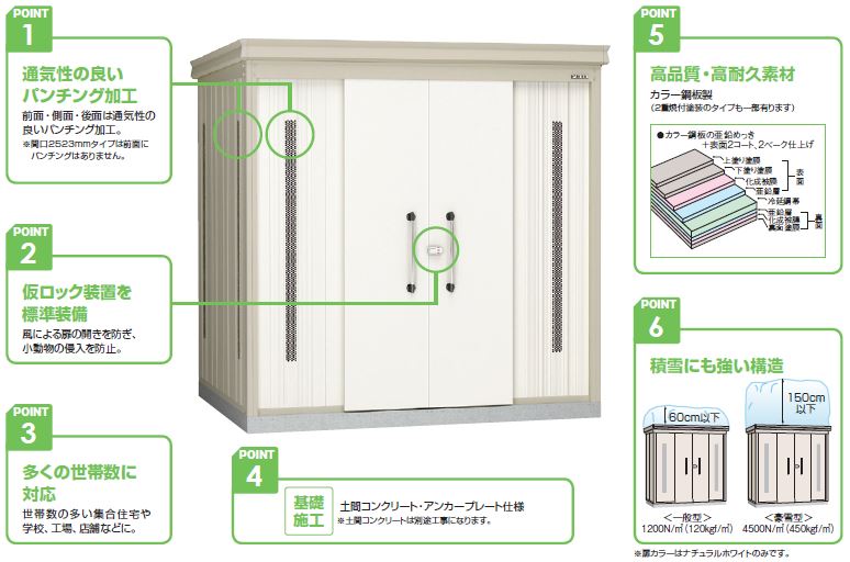 DAIKEN ダイケン 関西限定 ゴミ収集庫 グリーンストッカー DM-Z-CK 一般型 床板なし 約5200L DM-Z2117CK | ゴミ箱 ごみ箱 ごみ捨て場 自治体 町内会 アパート マンション 集合住宅 収納庫 ダストボックス 大型 屋外 大容量 物置 ゴミストッカー ごみ ゴミ収集所 猫 対策 [2]