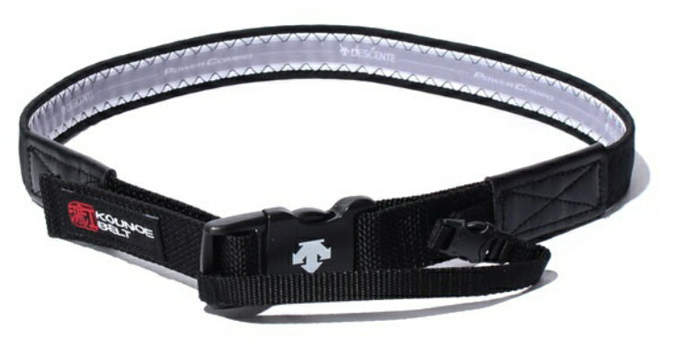 DESCENTE デサント KOUNOE BELT 骨盤用 ライト ブラック Oサイズ DAT-8101 BLK | スポーツ スポーツ用品 ケア グッズ ツール アイテム アクセサリー 骨盤矯正 骨盤 ストレッチ ベルト コウノエベルト 鴻江ベルト バレーボール ブランド 黒 ブラック XL 2L LL