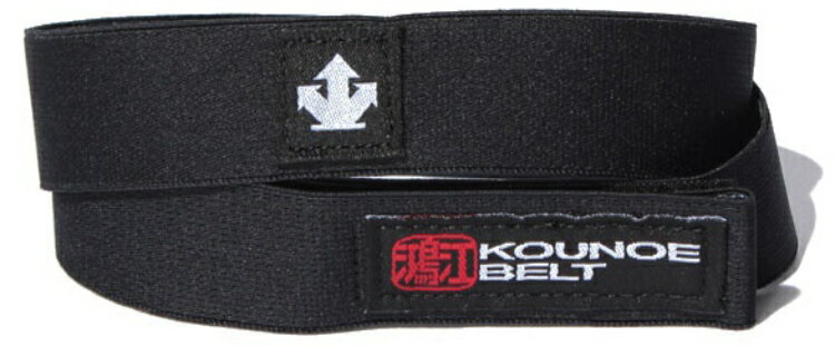 DESCENTE デサント KOUNOE BELT 足首用 ブラック Oサイズ DAT-8350 BLK | スポーツ 運動 スポーツ用品 ケア グッズ ツール アイテム アクセサリー 足 脚 関節 ストレッチ ベルト コウノエベルト 鴻江ベルト 人気 バレーボール ブランド 黒 ブラック XL 2L LL