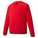 DESCENTE デサント 長袖ハイブリッドジャケット レッド Mサイズ DBX-3606LC RED | スポーツ スポーツ用品 野球 ベースボール ベースボールウェア トレーニングウェア メンズ 長袖 アウター ジャケット 広島東洋カープ 軽量 ストレッチ性 ボールトレーニング レッド M(4)