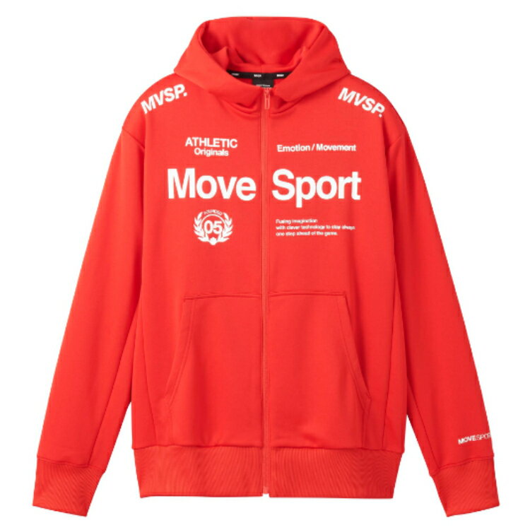 DESCENTE デサント ライトスムーススウェット オーセンティックロゴ フーディー レッド L ST4FSW41M RD00 | スポーツ スポーツウェア トレーニングウェア ウエア トップス アウター フーディー ユニセックス メンズ 男性 スウェット 軽量 快適 リブ仕様 フィット感