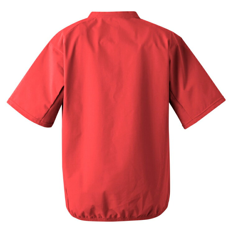 DESCENTE デサント 半袖 ストレッチジャケット レッド O DB5SJK32M RD00 | スポー...