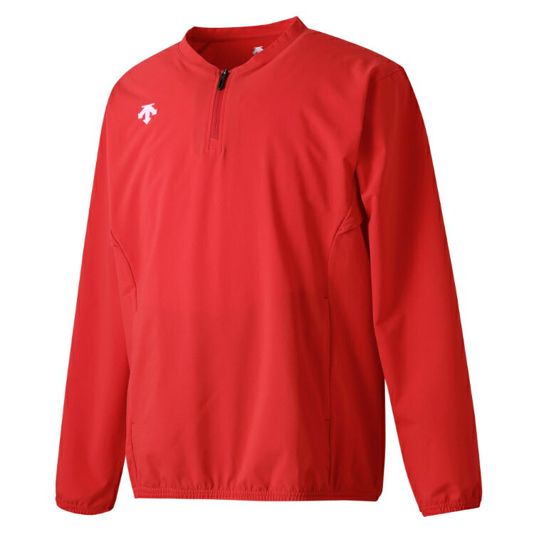 DESCENTE デサント 長袖 ストレッチジャケット レッド 2XO DB5SJK42M RD00 | スポーツ スポーツウェア 野球 ソフトボール 半袖 ストレッチジャケット メンズ 野球ウェア 野球グッズ 野球用具 野球道具 硬式野球 軟式野球