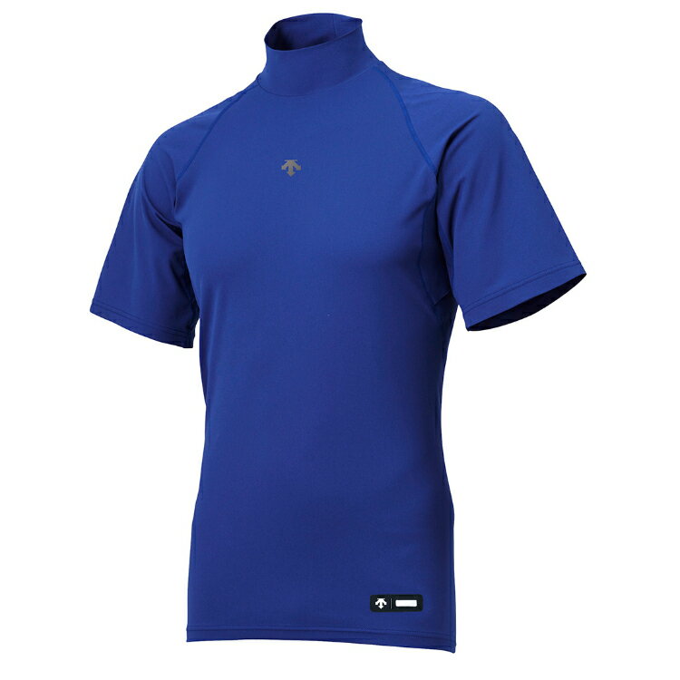 DESCENTE デサント ハイネック半袖アンダーシャツ ブルー 2XO DB5SUD11M BL00 | スポーツ スポーツウェア 野球 ソフトボール メンズ 野球ウェア ハイネックアンダーシャツ ハイネック アンダーシャツ 野球グッズ 野球用具 野球道具 硬式野球 軟式野球