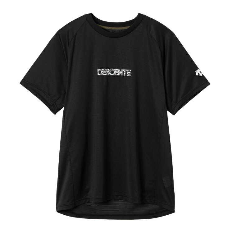 DESCENTE デサント 半袖バレーボールシャツ ブラック M DV5FHT01U BK00 | スポーツウェア スポーツウエ..