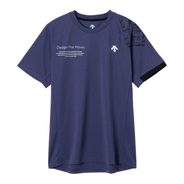 DESCENTE デサント 半袖バレーボールシャツ パープル XO DV5FHT02U PL00 | スポーツウェア スポーツウ..