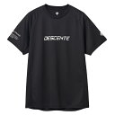 DESCENTE デサント 半袖バレーシャツ ブラック S DV5SHT05U BK00 | スポーツ スポーツウェア バレーボール バレー 半袖Tシャツ ピステ 半袖 バレーピステ バレーウェア バレー用品 バレー用具 練習着 試合用
