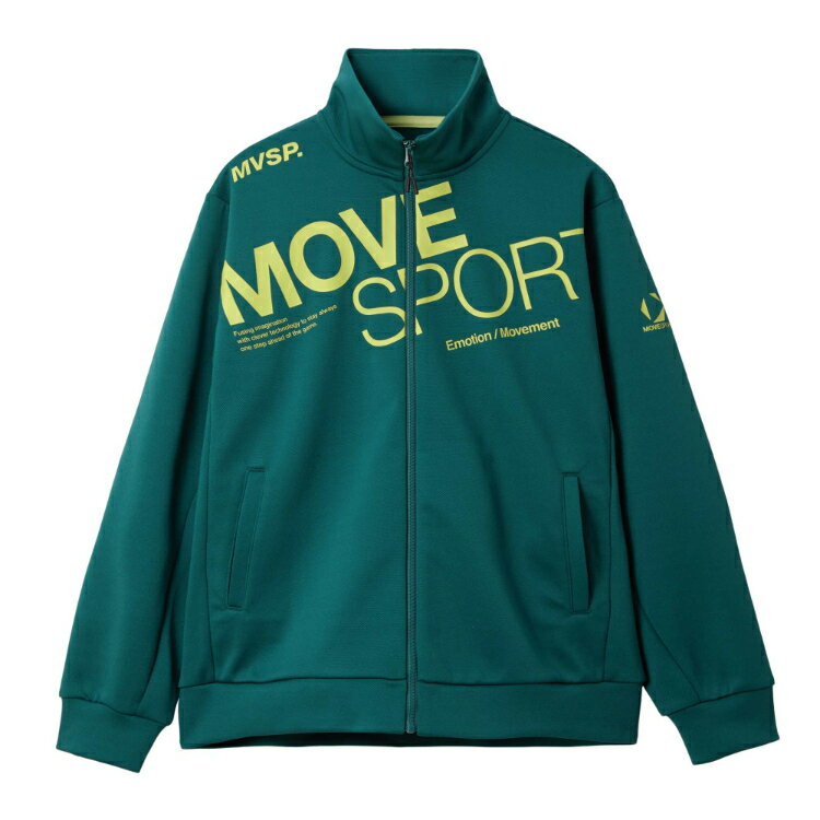 DESCENTE デサント 【ACTIVE SUITS】鹿の子ジャージ ジャケット グリーン S ST5FJG10M GR00 | スポーツ ファッション ボトムス パンツ ズボン ロングパンツ ロング丈 ジャージ ストレッチ性 伸縮性 吸汗 UVカット 紫外線対策 トレーニング スポーツウェア