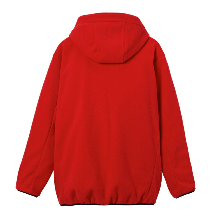SIMONS STOREのDESCENTE デサント フリースジャケット レッド S ST5FSWT0M RD00 | フリース スポーツウェア スポーツウエア アウター 上着 長袖 保温 防寒 ユニセックス トレーニング スポーツ 運動 普段使い 快適性 ランニング ウォーキング ユニセックス 寒さ対策｜アングル2