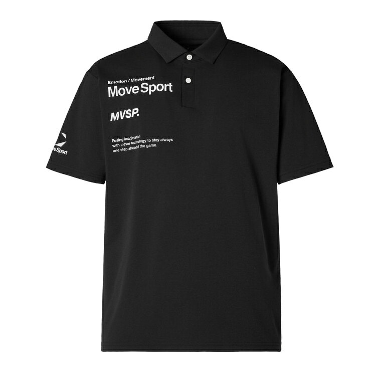 DESCENTE デサント グラフィックポロ ブラック M ST6SHST0M BK00 | スポーツ スポ...