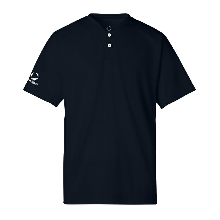 DESCENTE デサント 2ボタンショートスリーブシャツ ネイビー L ST6SHTT0M NV00 | ...