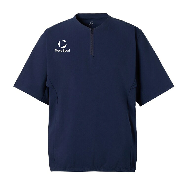 DESCENTE デサント 半袖ストレッチジャケット ネイビー M ST6SWBT2M NV00 | スポー...