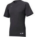 DESCENTE デサント リラックスフィットシャツ 丸首半袖アンダーシャツ ブラック M STD721 | スポーツウェア 野球 Tシャツ オールシーズン フ...