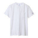 HANES ヘインズ SHORT SLEEVE POC ホワイト Lサイズ C3-X357 10 | スポーツ 運動 服 衣類 ウエア ウェア トップス ショートスリーブ Tシャツ 半袖 着心地 デザイン ポケット付き 綿 コットン 機能性 ブランド シンプル L 素材 マルチ ホワイト