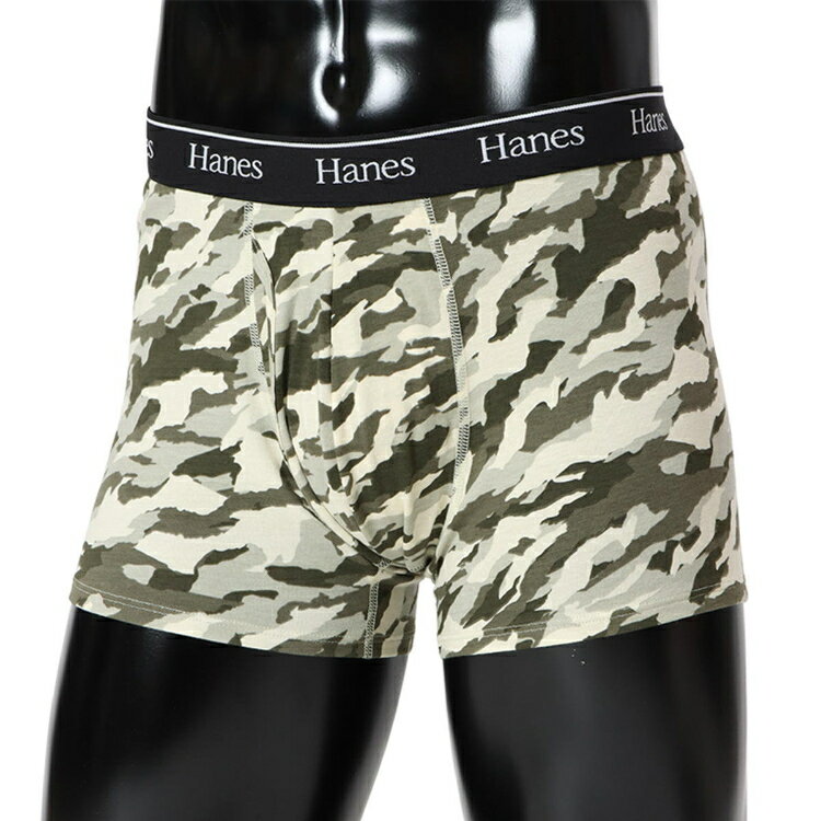Other - Hanes チャンピオン 1P BOXER BRIEF アーミーグリーン L HM6EB203 670 | メンズ ボクサーパンツ 男性用 下着 インナー 抗菌防臭 肌触り 快適フィット 動きやすい 迷彩柄 カジュアル ルームウェア MENS 紳士 普段着 衣類 ファッション おしゃれ かっこいい 人気