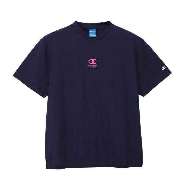 CHAMPION チャンピオン SHORT SLEEVE SHIRT ネイビー S C3-DVC27 370 | トップス ...