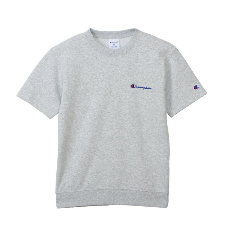 乐天商城 - CHAMPION チャンピオン SHORT SLEEVE CREW NECK SWEAT ヘザーグレー 130 CK-D004 60 | トップス 半袖 ショートスリーブ ハーフスリーブ シャツ Tシャツ 丸首 クルーネック スポーツ トレーニング デイリー キッズ 子供 子ども ウエア ウェア 衣類 服 ファッション アパレル
