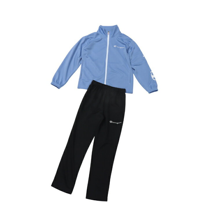 乐天商城 - CHAMPION チャンピオン TRAINING SUIT ペールブルー 140 CK-DSW01 310 | セットアップ アウター 長袖 ボトムス パンツ ロングパンツ 速乾性 UVカット 紫外線対策 スポーツ トレーニング デイリー キッズ 子供 子ども ウエア ウェア 衣類 服 ファッション