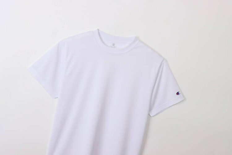 HANES ヘインズ SHORT SLEEVE ホワイト Mサイズ C3-XS395 10 | スポーツ 運動 服 衣類 ウエア ウェア トップス ショートスリーブ Tシャツ 半袖 着心地 デザイン 吸汗速乾 抗菌防臭 ワッペン 機能性 ブランド シンプル おすすめ M 素材 マルチ ホワイト