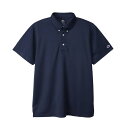 HANES ヘインズ BD POLO ネイビー Mサイズ C3-XS397 370 | スポーツ スポーツウエア ウエア 服 衣類 トップス 半袖 ショートスリーブ シャツ ポロシャツ 素材 ポリエステル 機能性 抗菌防臭 吸汗速乾 ロゴ 刺繍 ブランド M ネイビー