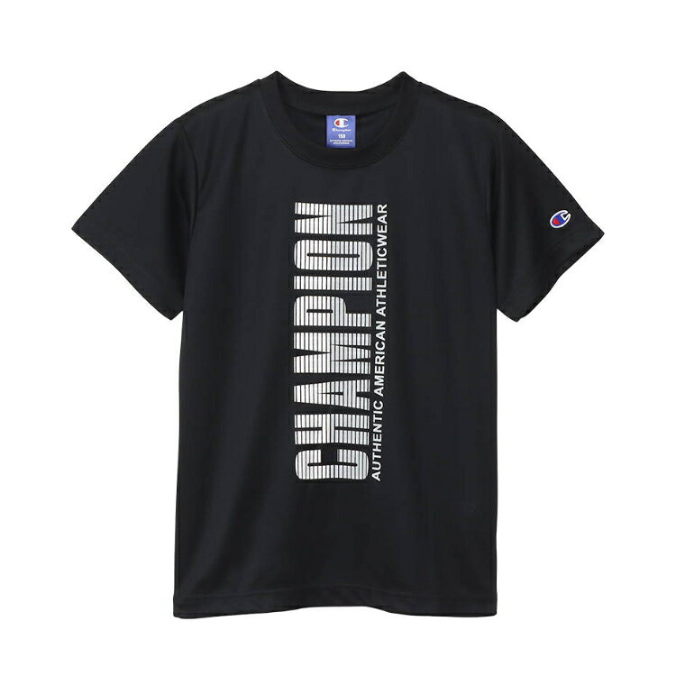 HANES ヘインズ SHORT SLEEVE ブラック 130サイズ CK-XS308 90 | スポーツ 運動 服 衣類 ウエア ウェア トップス ショートスリーブ Tシャツ 半袖 着心地 メッシュ素材 ポリエステル 吸汗速乾 シンプル 機能性 ブランド キッズ 子供 130 素材 マルチ ブラック