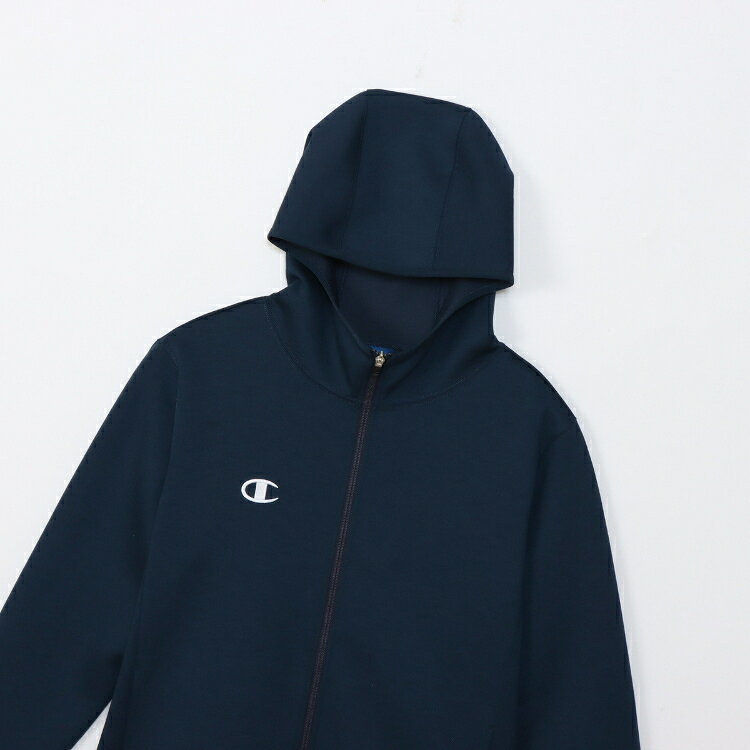 CHAMPION チャンピオン ZIP HOODED SHIRT ネイビー L C3-BS110 370 | ファッション メンズファッション レディース ユニセックス スウェット フーディー パーカーブルゾン オーバーサイズ ベーシック カジュアル 男性用 女性用 セットアップ スポーツ simons-store-10866116 SIMONS STORE サンプル画像3