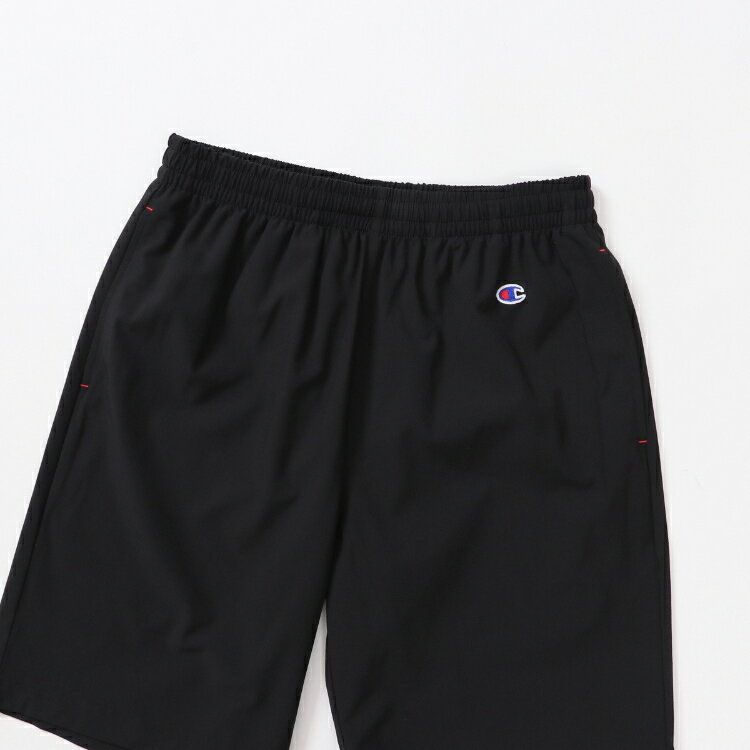 CHAMPION チャンピオン SHORTS ブラック XL C3-BS521 90 | ファッション メンズファッション レディース ユニセックス ショートパンツ ハーフパンツ オーバーサイズ ベーシック カジュアル ジャージ 部屋着 男性用 女性用 セットアップ