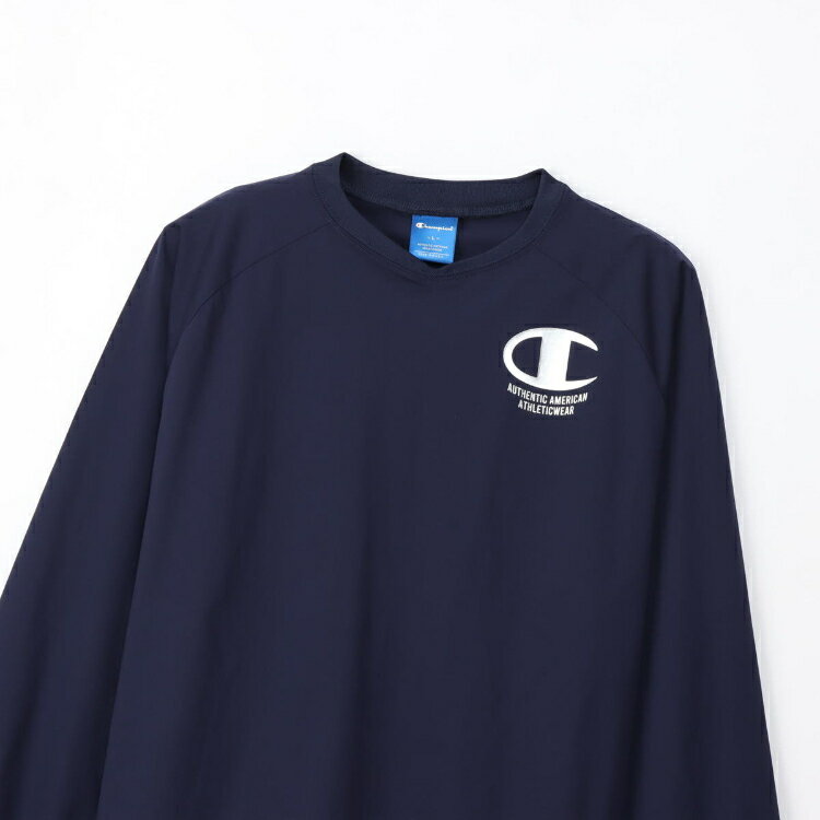 Champion チャンピオン LONG SLEEVE ネイビー XL C3-CVC30 370 | ファッション メ...