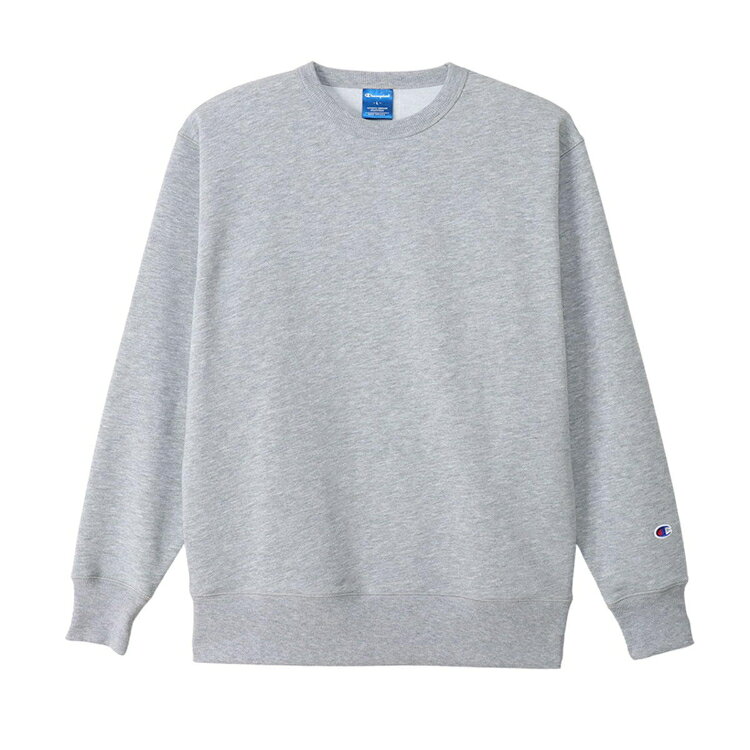 Champion チャンピオン CREW NECK SWEATS オックスフォードグレー XS C3-XS060 70 | ファッション メンズ レディース ユニセックス 男女兼用 トップス ロングスリーブ クルーネックスウェットシャツ 長袖 スウェット スポーツウェア ルームウェア シンプル 秋冬服