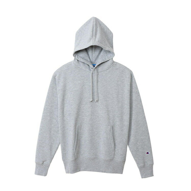 Champion チャンピオン HOODED SWEATSHIR オックスフォードグレー XS C3-XS161 70 | ファッション メンズファッション レディース ユニセックス 男女兼用 トップス パーカー フーデッドスウェットシャツ スポーツウェア チームウェア ワッペン シンプル おしゃれ 秋冬服