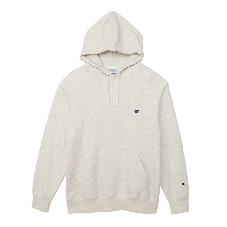 Champion チャンピオン HOODED SWEATSHIR オートミール S C3-Y136 810 | ファッション メンズ レディース ユニセックス 男女兼用 トップス パーカー フーデッドスウェットシャツ 裏毛 刺繍 スポーツウェア チームウェア ベーシックシンプル おしゃれ 秋冬服