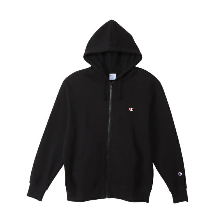 Other - Champion チャンピオン ZIP HOODED SWEAT ブラック S C3-Y137 90 | ファッション メンズ レディース ユニセックス 男女兼用 トップス パーカー ジップフーデッドスウェットシャツ 裏毛 刺繍 ルームウェア スポーツウェア セットアップ シンプル 秋冬服