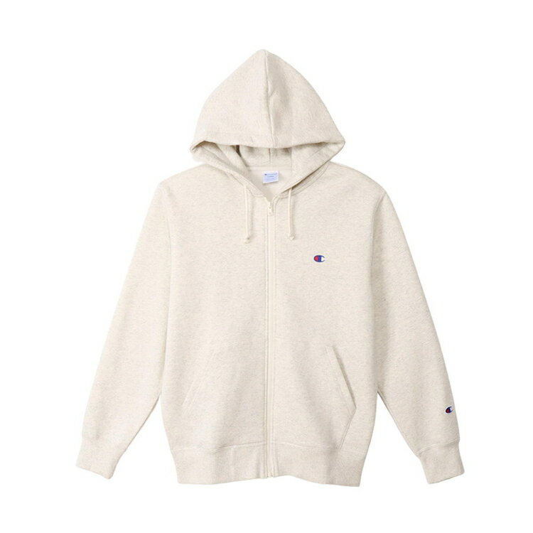 Trainer - Champion チャンピオン ZIP HOODED SWEAT オートミール XXL C3-Y140 810 | ファッション メンズ レディース ユニセックス 男女兼用 トップス パーカー ジップフーデッドスウェットシャツ 裏毛 刺繍 ルームウェア スポーツウェア デイリーウエア シンプル 秋冬服
