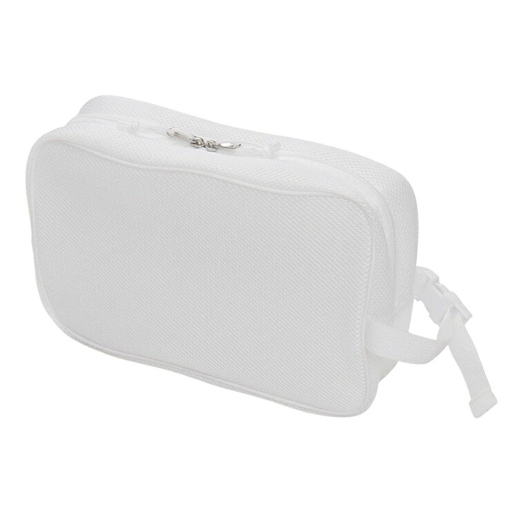 SIMONS STOREのChampion チャンピオン SHOES BAG ホワイト F C3-YB722B 10 | ファッション メンズ レディース ユニセックス 男女兼用 鞄 カバン バッグ 靴入れ シューズバッグ エアーメッシュ素材 バスケ シューズケース アクセサリー 部活 練習 遠征 フリーサイズ｜アングル2