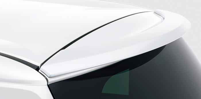 HONDAホンダ純正NONEN-ONEエヌワンテールゲートスポイラータフタホワイト2017.6~仕様変更08F02-T4G-0C0