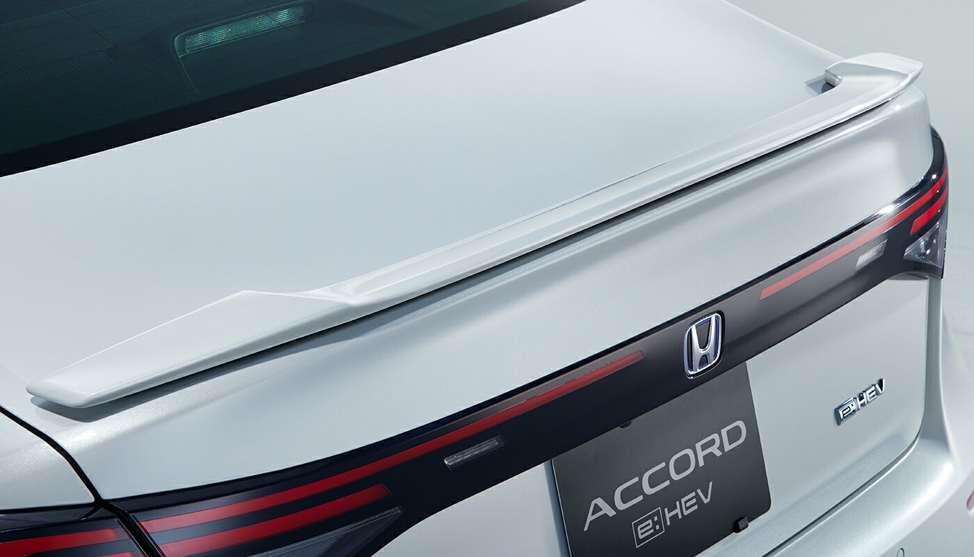 HONDA ホンダ 純正 トランクスポイラー プラチナホワイト・パール NH-883P 08F10-30A-010 | HONDA純正 ホンダ純正 ACCORD E:HEV アコード CY2 トランク スポイラー 車用品 カー用品 外装 エアロパーツ 自動車 部品 カスタム 交換 付け替え