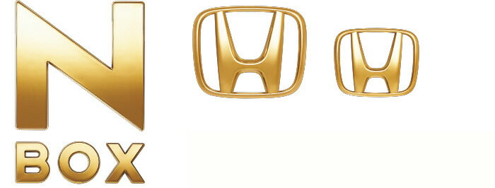 メール便可 HONDA ホンダ 純正 NBOX N-BOX エヌボックス ゴールドエンブレム N-BOX用 2017.8〜仕様変更 08F20-TTA-000