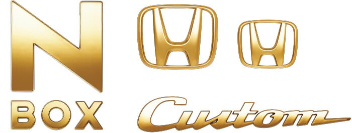 HONDA ホンダ 純正 NBOX N-BOX エヌボックス ゴールドエンブレム N-BOX Custom用 2017.8〜仕様変更 08F20-TTA-000A||のサムネイル
