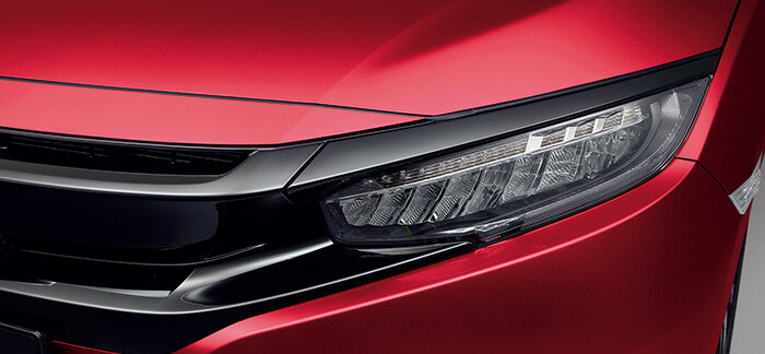 HONDA �z���  ���� CIVIC �V�r�b�N �t�����g�O���� 2017.7�`�d�l�ύX 08F21-TEG-010 | �t�����g �O���� ���t�� DIY �������� �G�A���p�[�c �� �O�� �ԗp�i �J�[�p�i ���i �p�[�c �|�C���g����